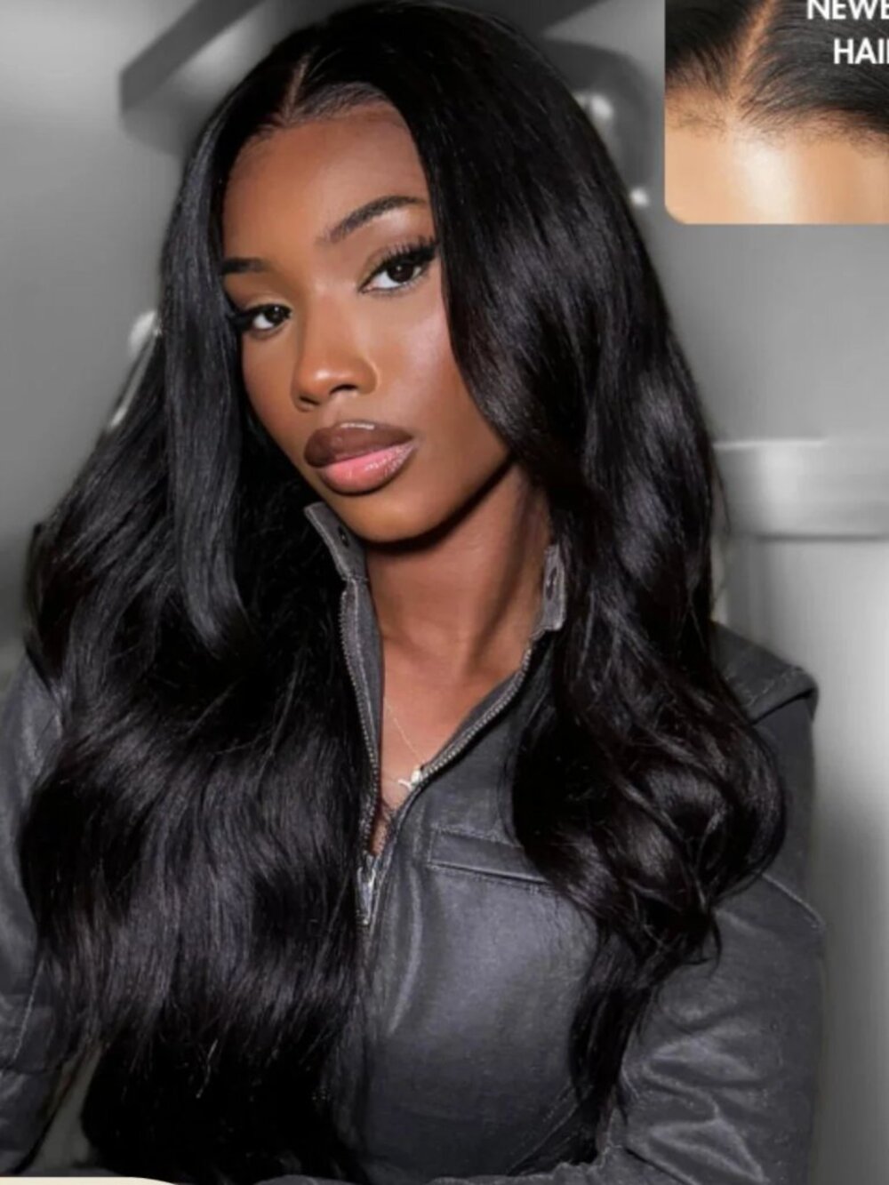 Hairvivi Evelyn Natural Black Light Yaki Hair Glueless Wig 18" / L(22"-23.5")